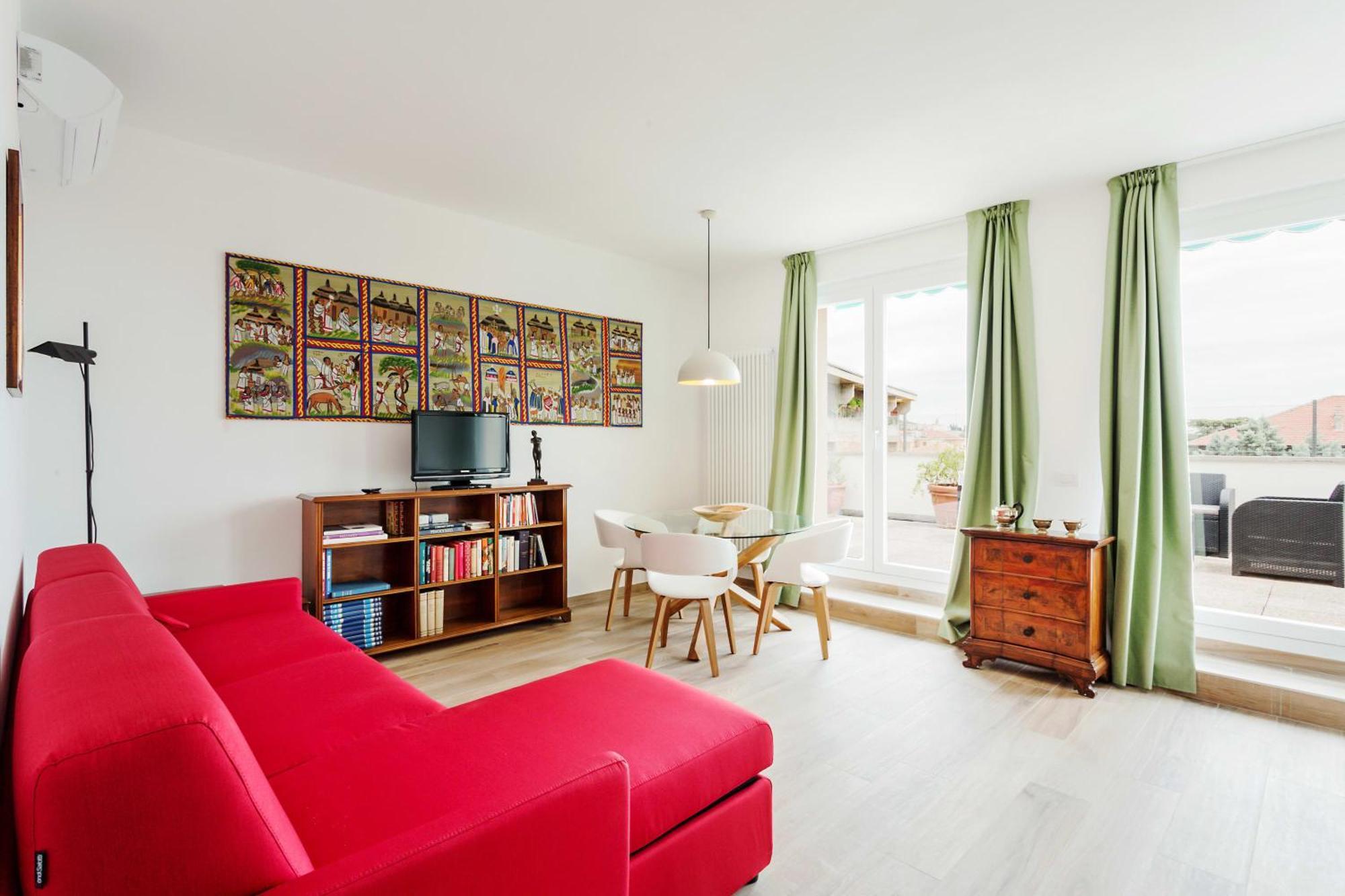 ヴェローナAmazing Flat With Big Terrace And Private Car Parkアパートメント エクステリア 写真